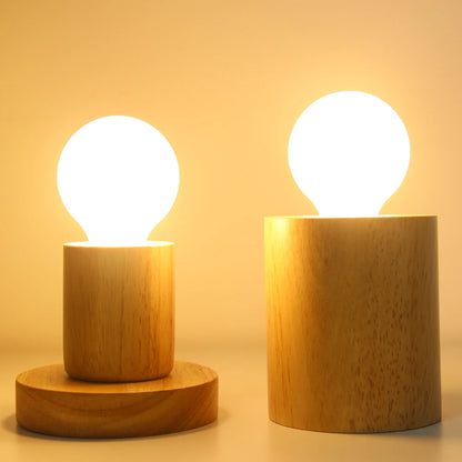 Naturholz Lampe