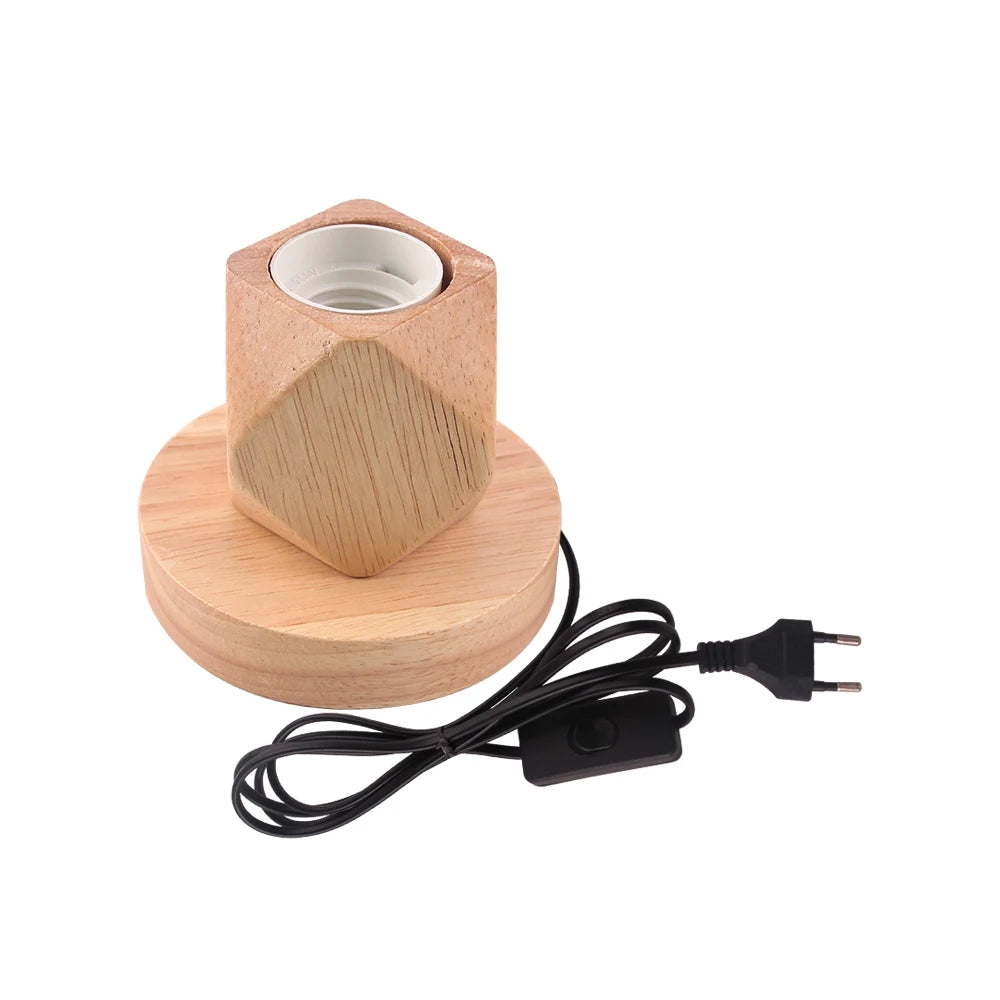 Naturholz Lampe