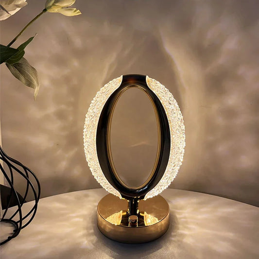 Ovale Kristalllampe