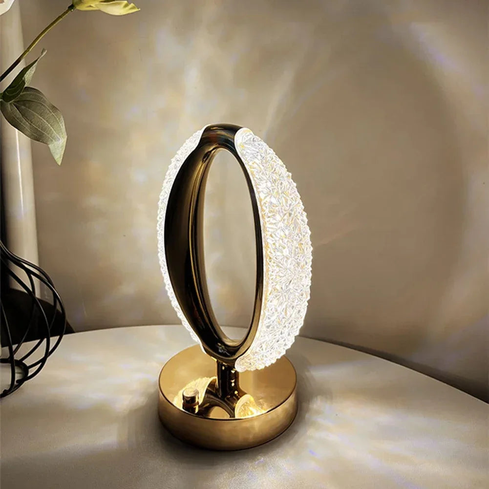 Ovale Kristalllampe