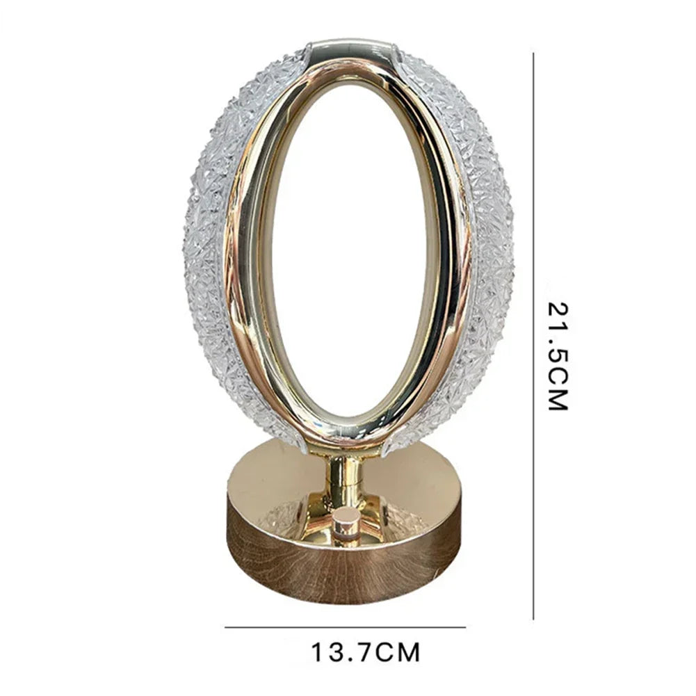 Ovale Kristalllampe