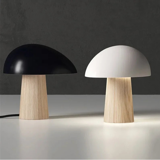 Pilzlampe Holz