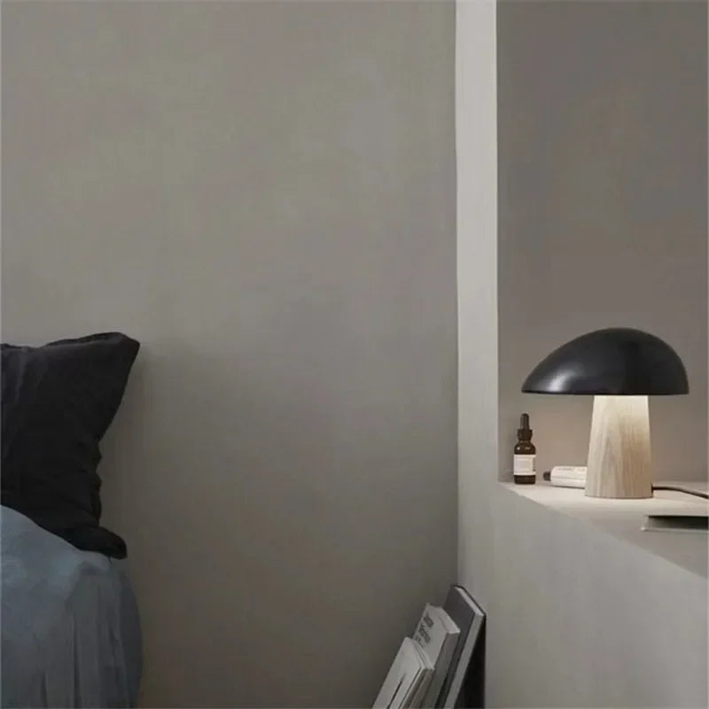 Pilzlampe Holz