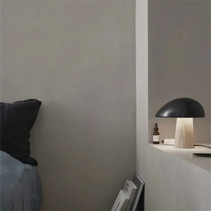 Pilzlampe Holz