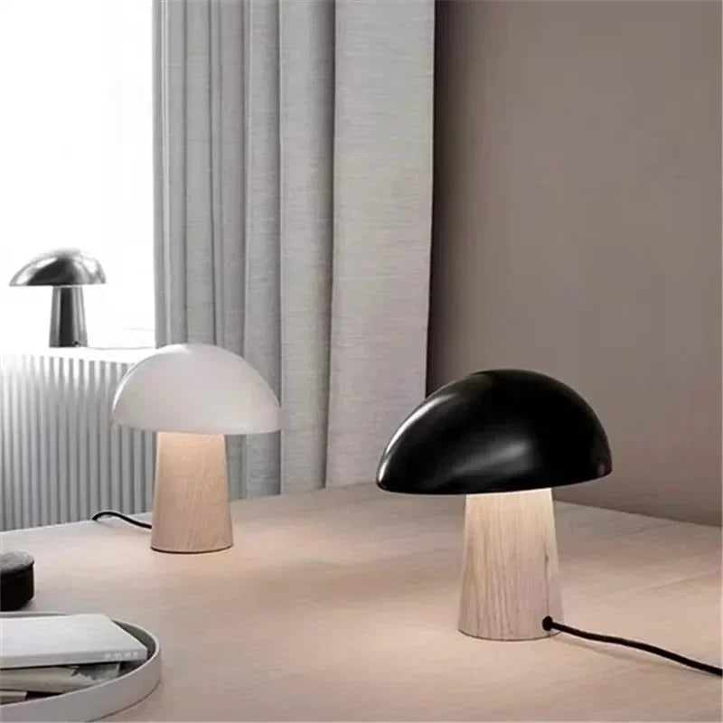 Pilzlampe Holz