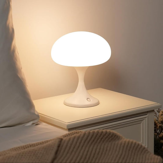 Pilzlampe Weiß