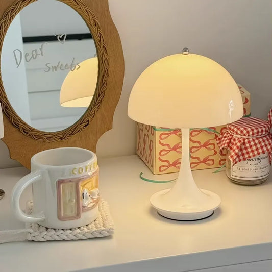 Pilzlampe Weiß