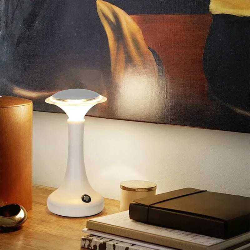 Stylische Nachttischlampe