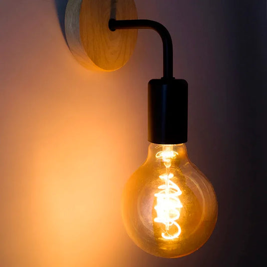 Wandlampe Holz Vintage