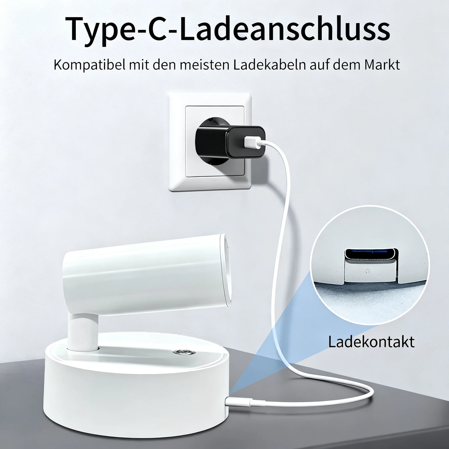 Wandlampe Magnetisch
