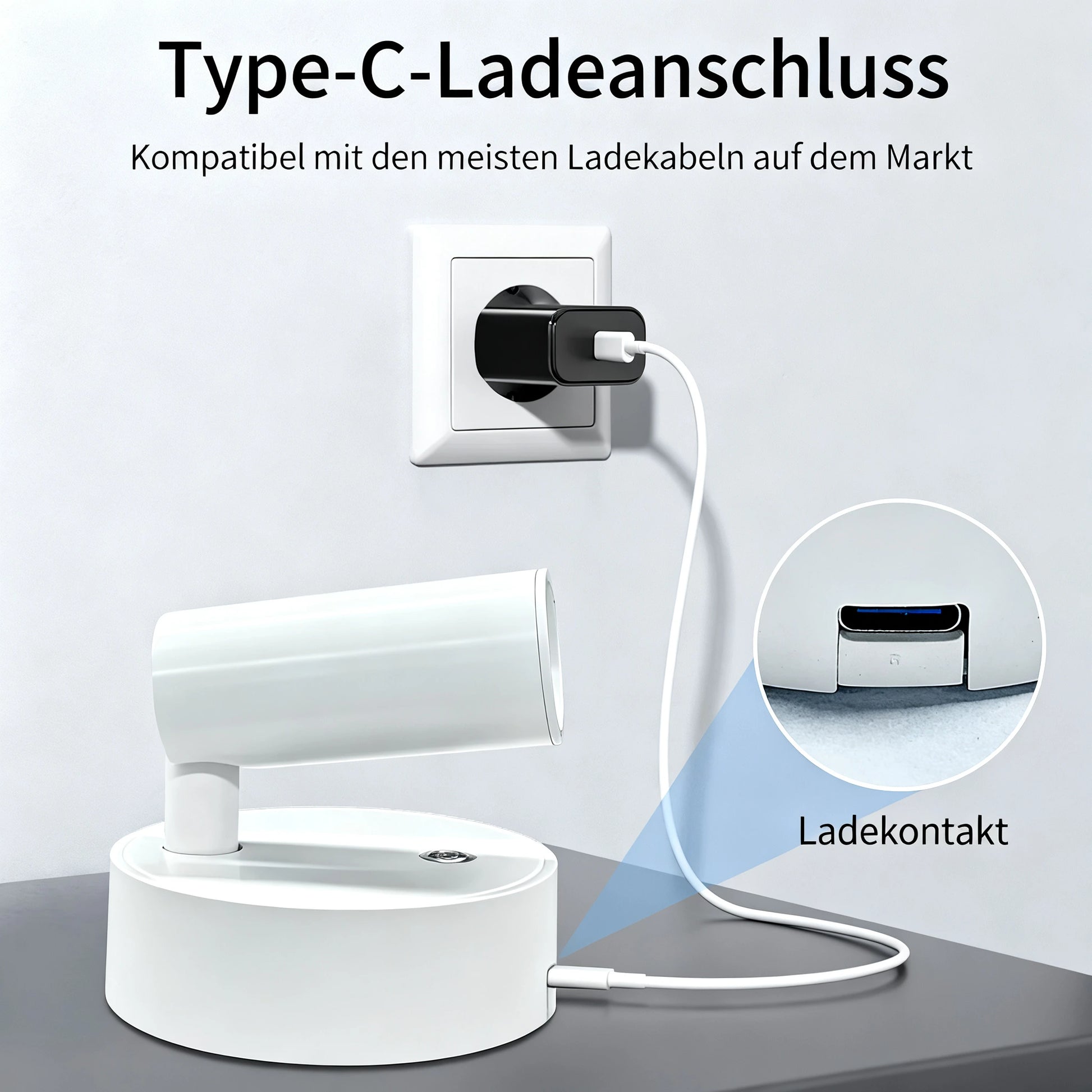 Wandlampe Magnetisch